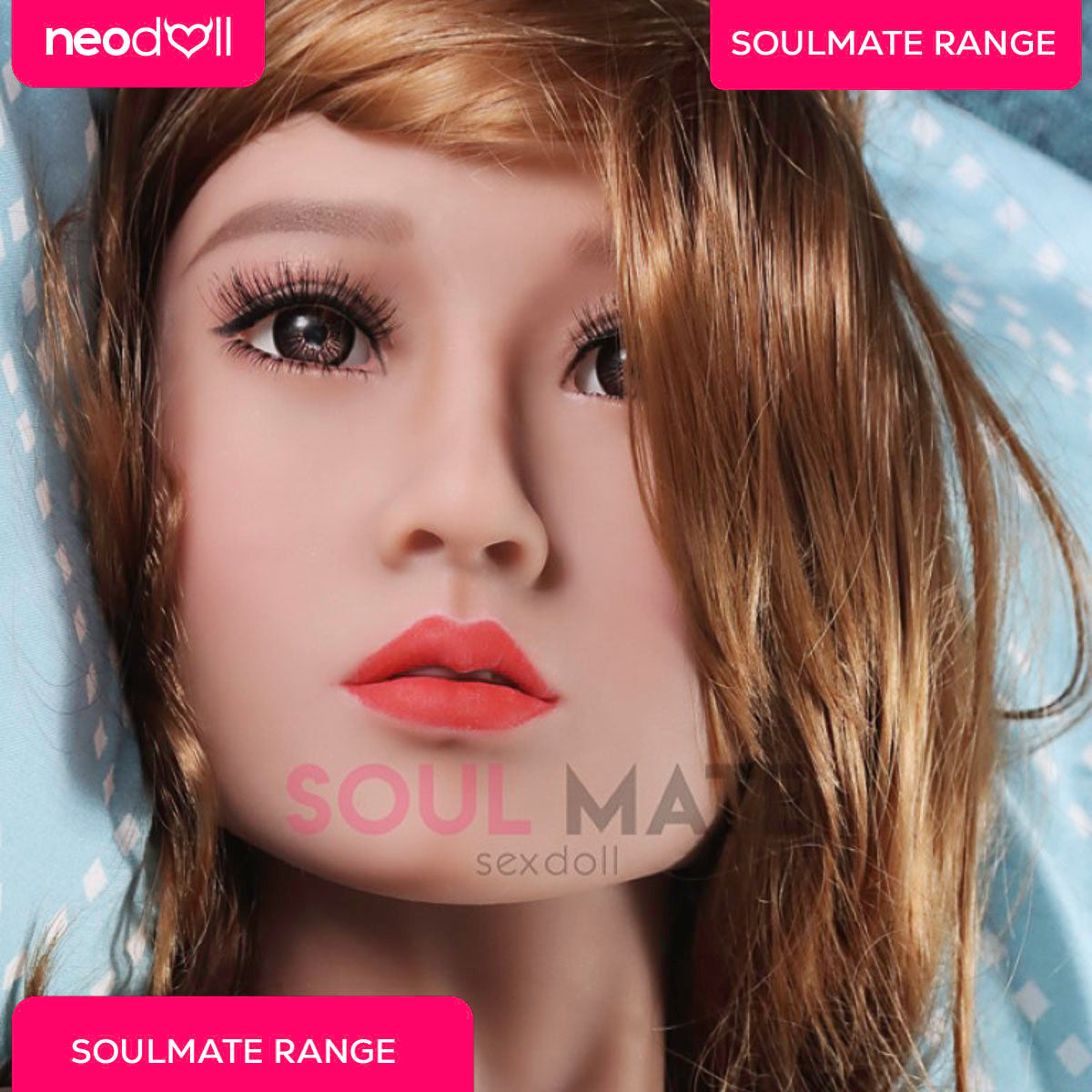 SoulMate Dolls - Josie Head With Sex Doll Torso - Light Brown