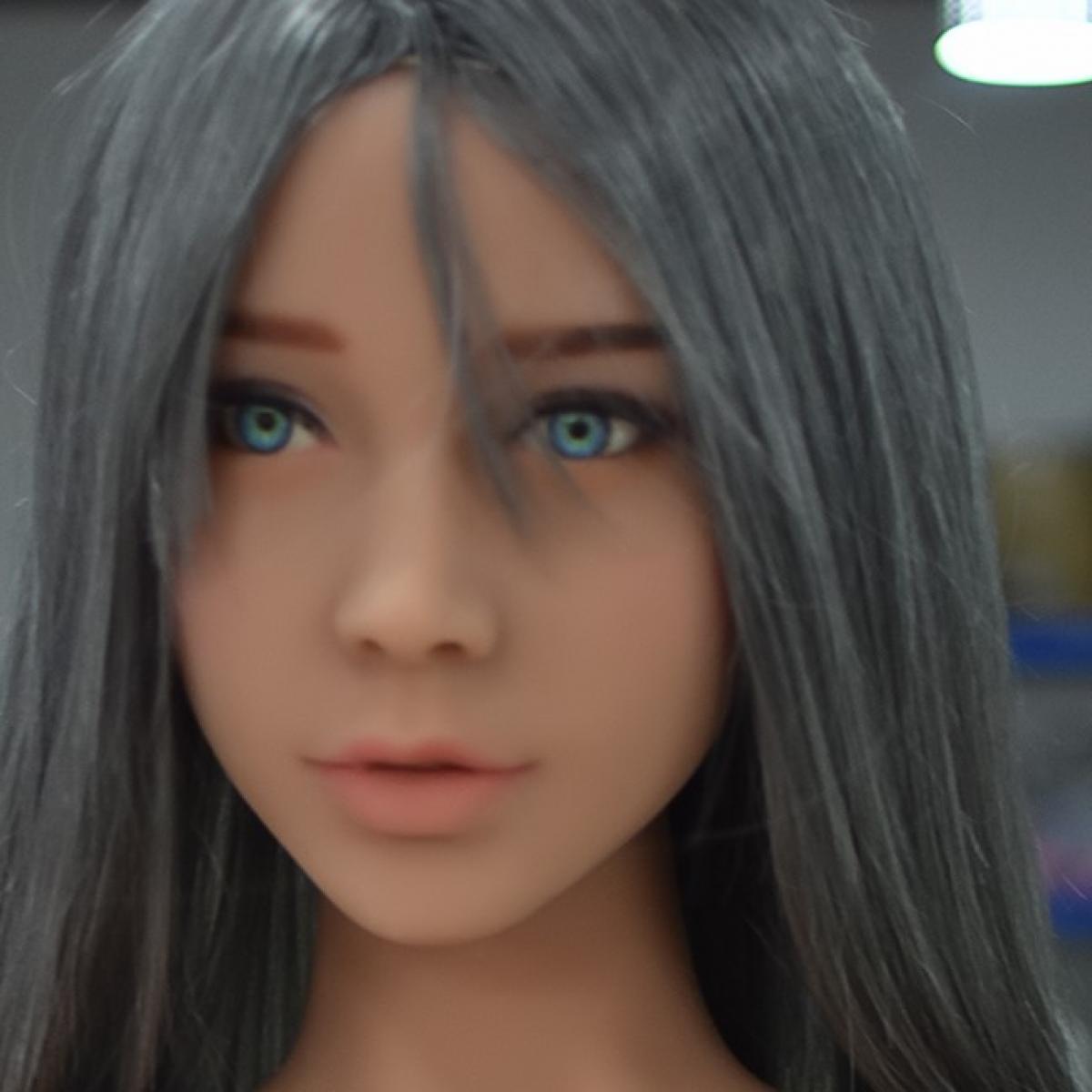 Allure Avery Head - Sex Doll Head - M16 Compatible - Tan - Lucidtoys