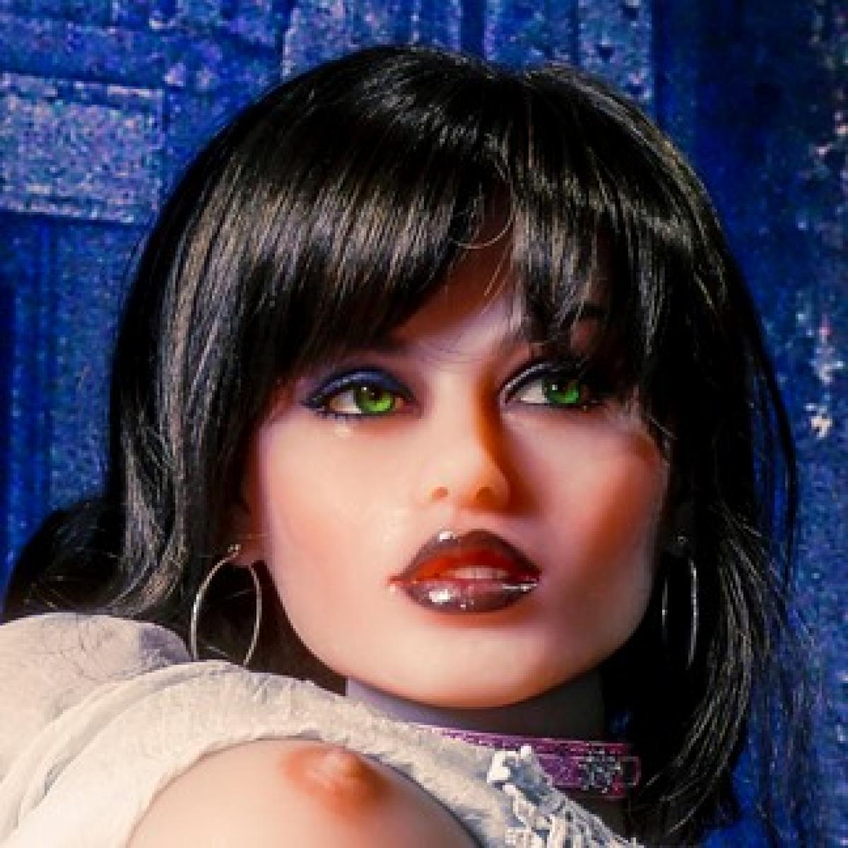 Neodoll Racy Yael Head - Sex Doll Head - M16 Compatible - Light Brown - Lucidtoys