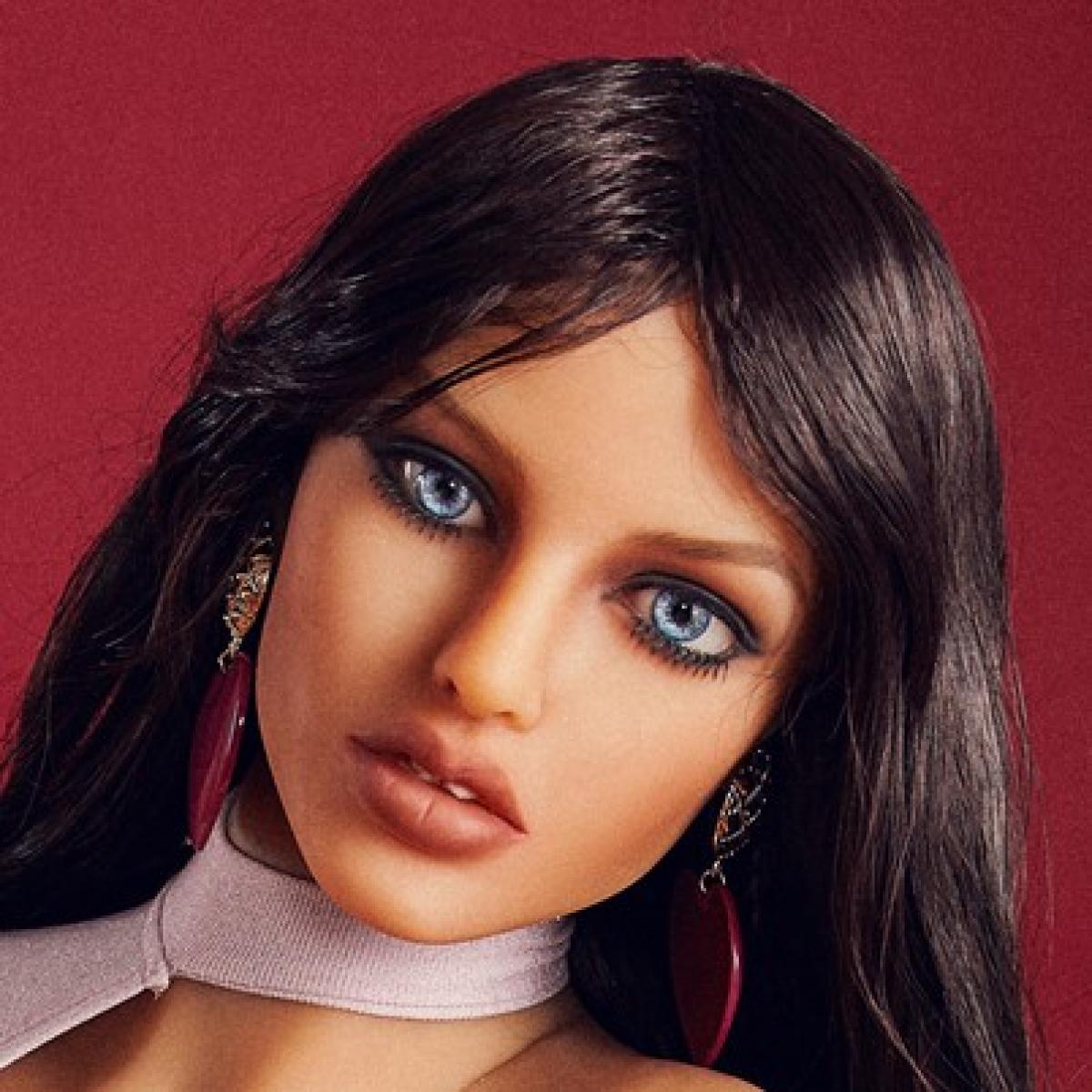 Neodoll Racy - Anya Head - Sex Doll Head - M16 Compatible - Tan - Lucidtoys