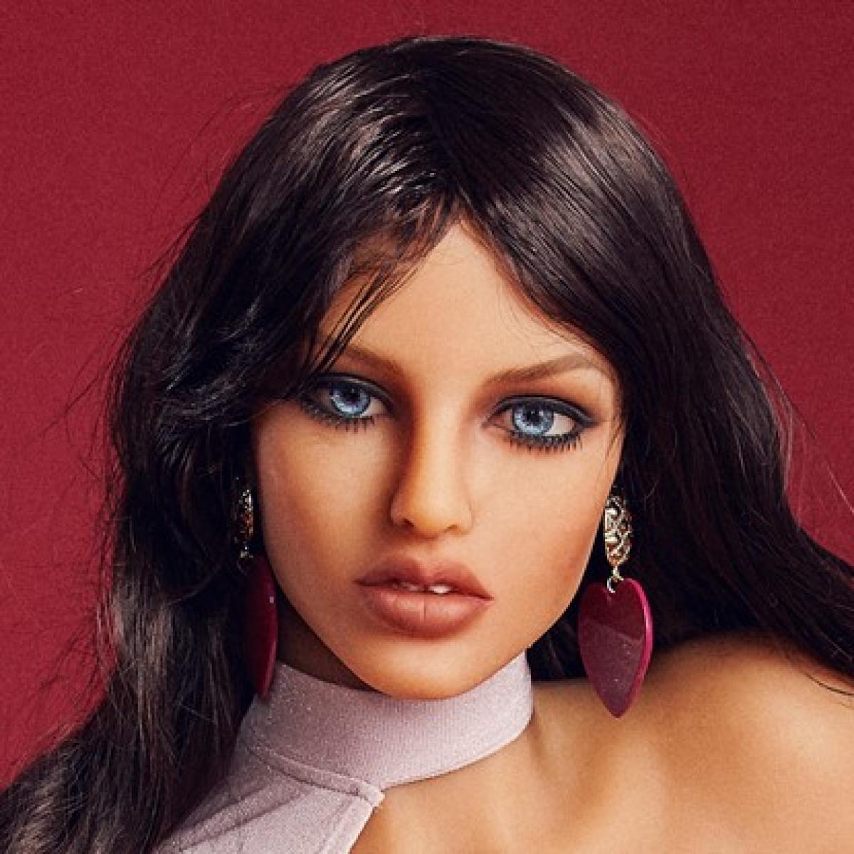 Neodoll Racy - Anya Head - Sex Doll Head - M16 Compatible - Tan - Lucidtoys