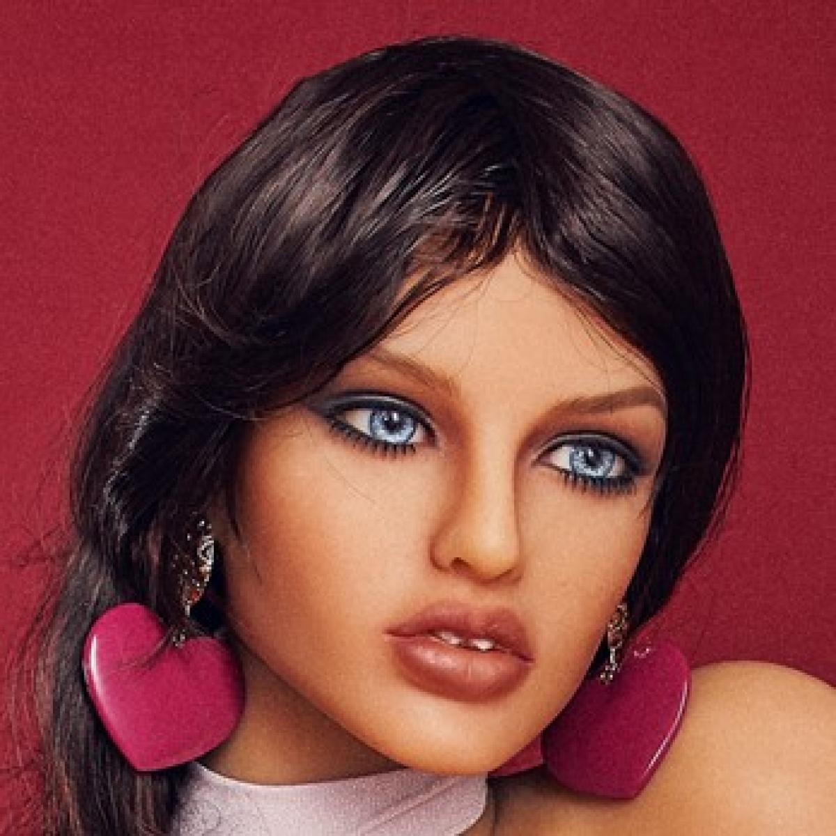 Neodoll Racy - Anya Head - Sex Doll Head - M16 Compatible - Tan - Lucidtoys