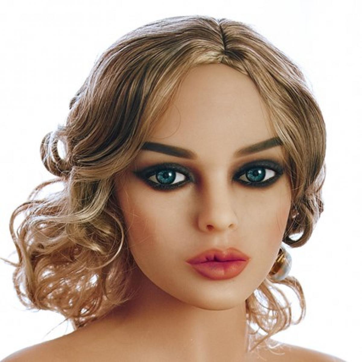 Neodoll Racy Amanda - Sex Doll Head - M16 Compatible - Tan - Lucidtoys