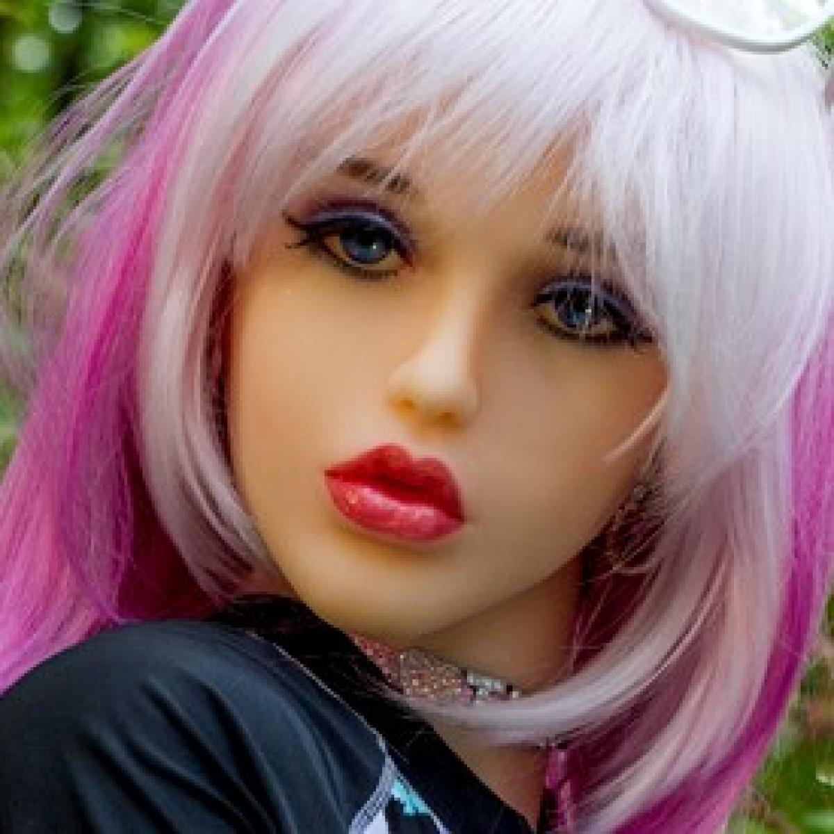 Neodoll Sweet Heart Abby - Sex Doll Head - M16 Compatible - Tan - Lucidtoys