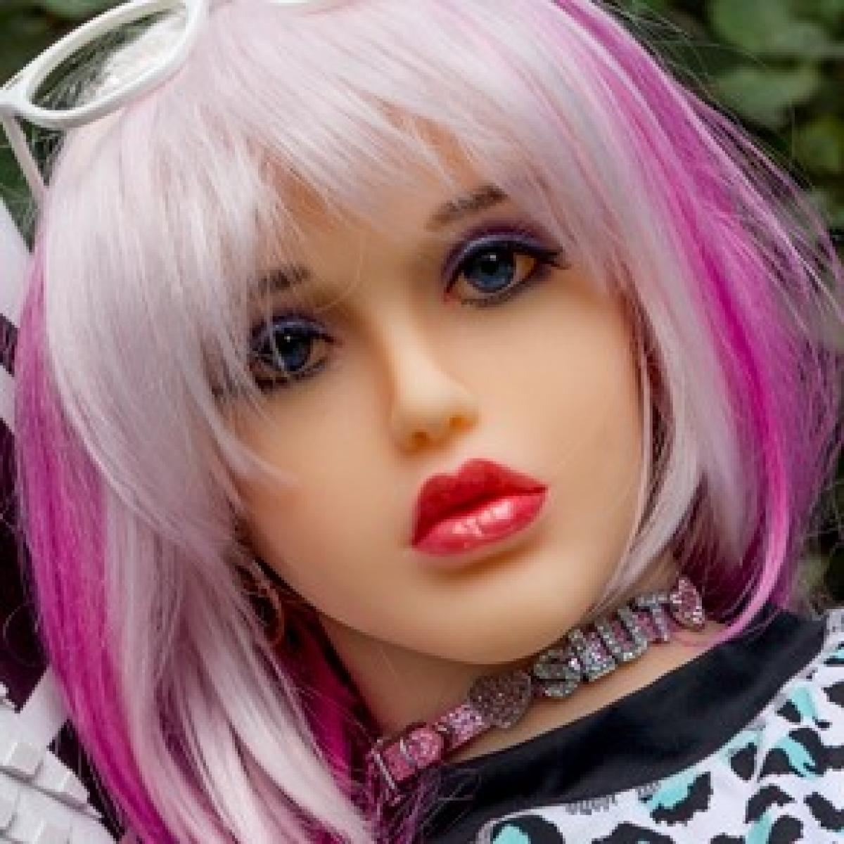 Neodoll Sweet Heart Abby - Sex Doll Head - M16 Compatible - Tan - Lucidtoys