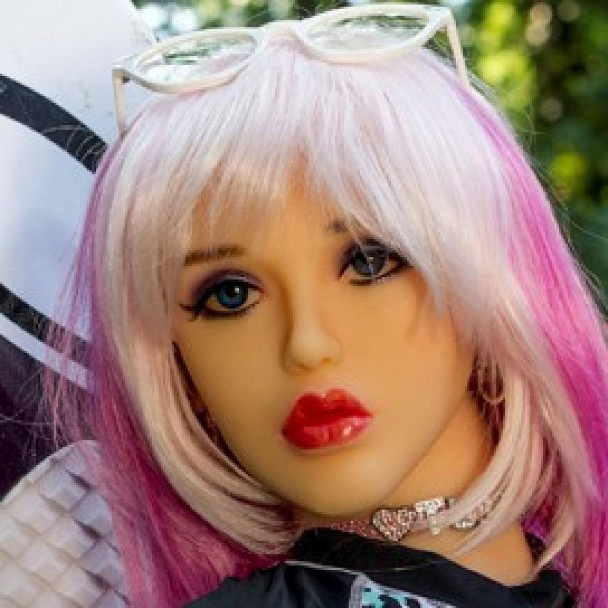 Neodoll Sweet Heart Abby - Sex Doll Head - M16 Compatible - Tan - Lucidtoys