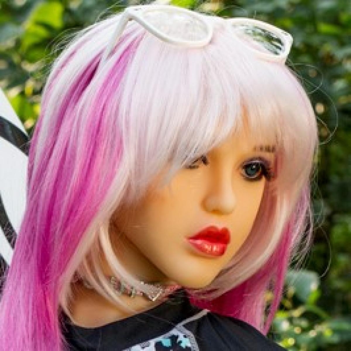 Neodoll Sweet Heart Abby - Sex Doll Head - M16 Compatible - Tan - Lucidtoys