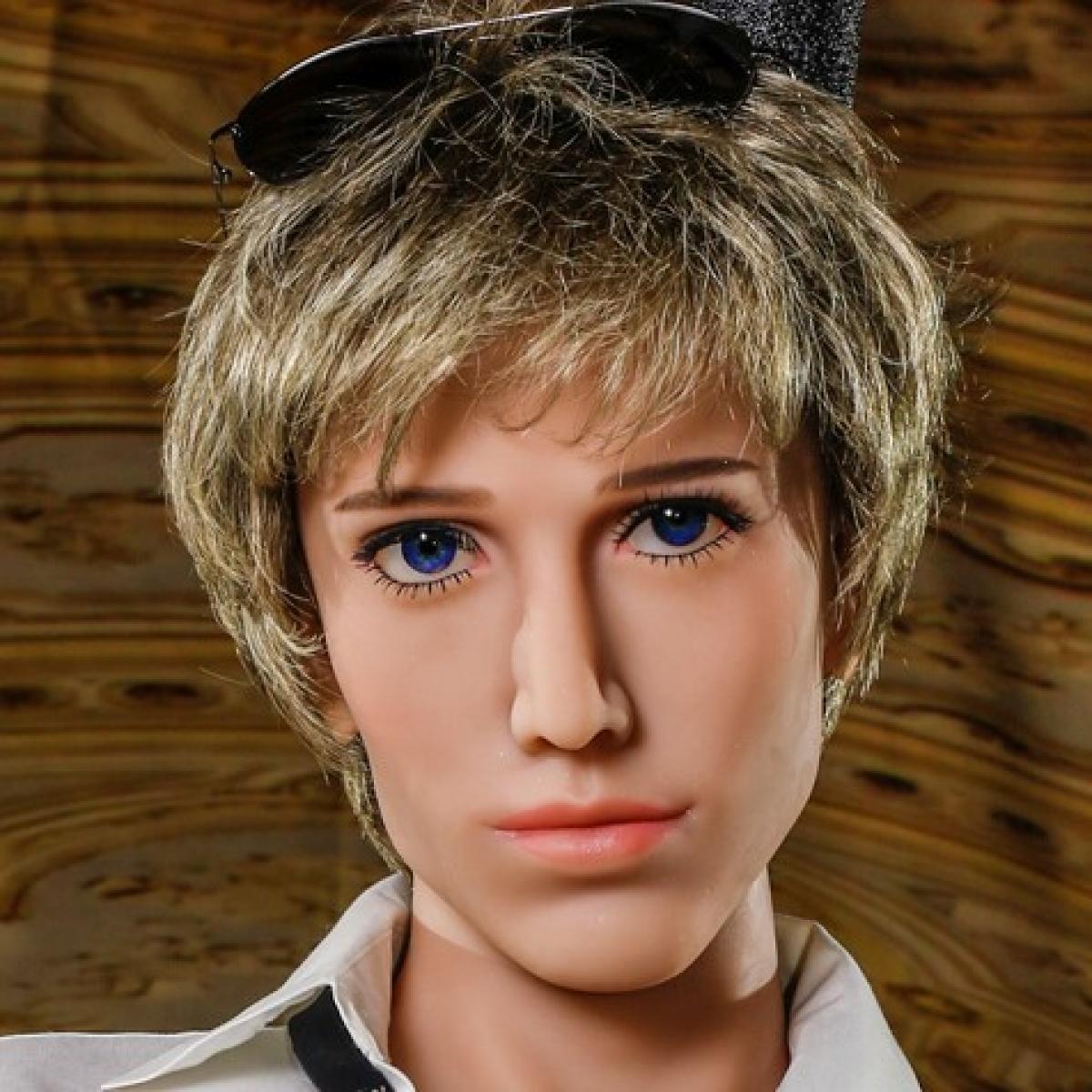 Neodoll Grant - Sex Doll Head - M16 Compatible - Tan - Lucidtoys
