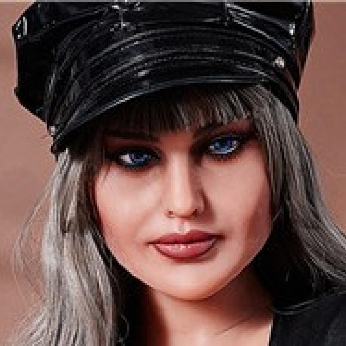 Neodoll Racy Monica - Sex Doll Head - M16 Compatible - Brown - Lucidtoys