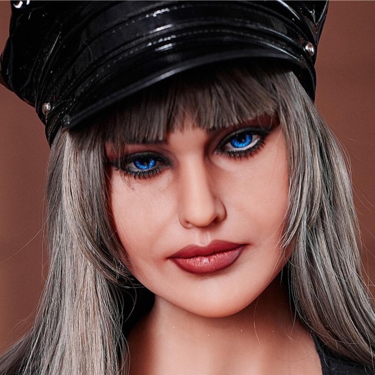 Neodoll Racy Monica - Sex Doll Head - M16 Compatible - Brown - Lucidtoys