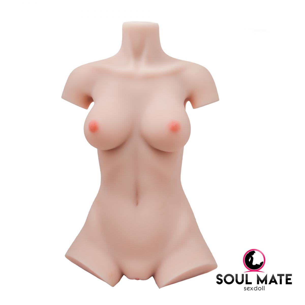 SoulMate Real Sex Doll Torso - White - 13.5kg - Lucidtoys