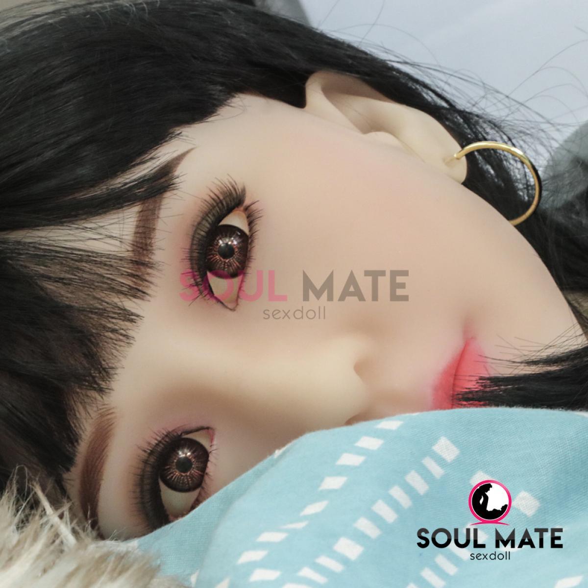 Soulmate Dolls - Morgan Head With Sex Doll Torso - White - Lucidtoys