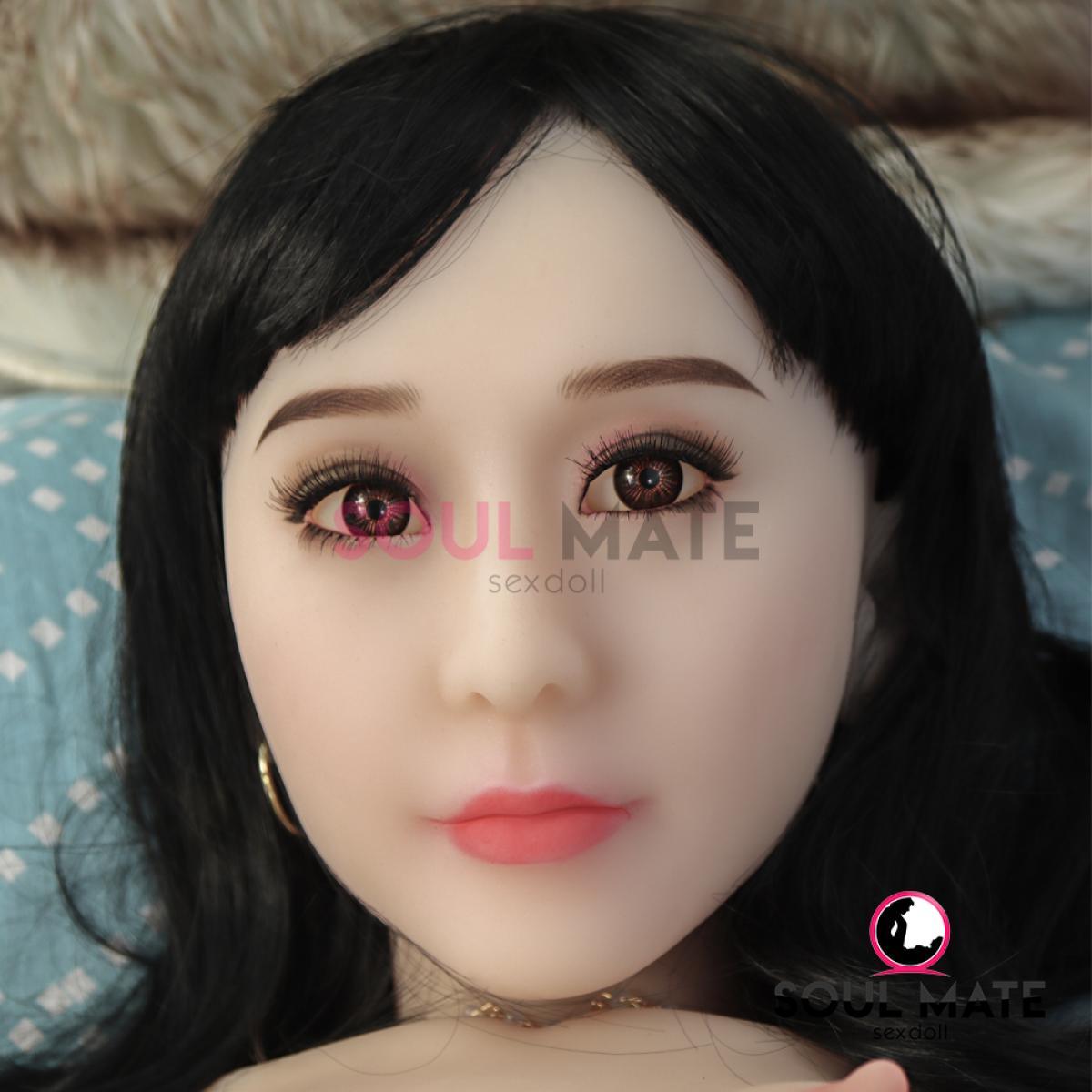 Soulmate Dolls - Morgan Head With Sex Doll Torso - White - Lucidtoys
