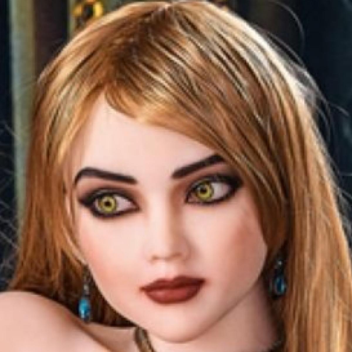 Neodoll Racy - Camille - Sex Doll Head - M16 Compatible - Tan - Lucidtoys