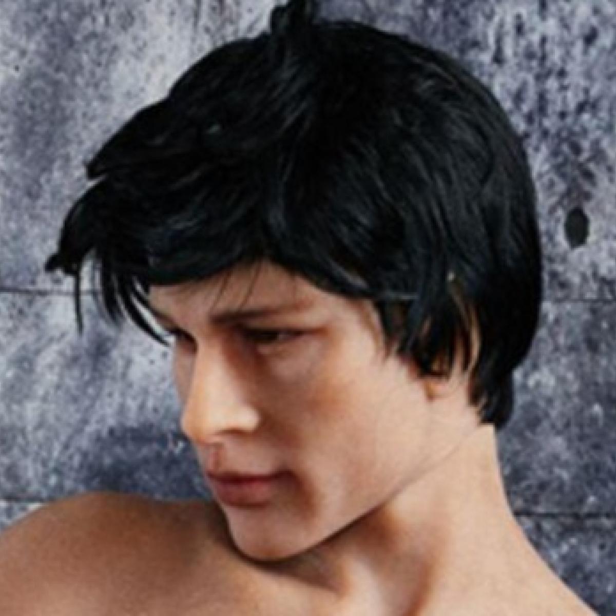 Neodoll Racy Charles - Realistic Sex Doll Head - M16 Compatible - Tan - Lucidtoys