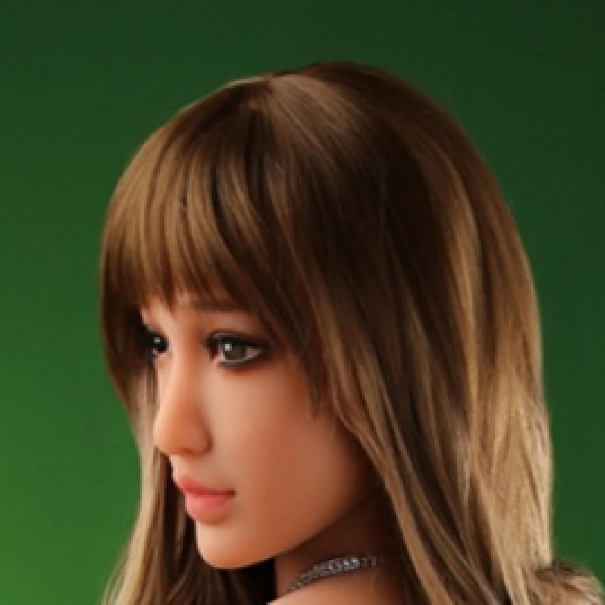 Neodoll Racy - Mika - Sex Doll Head - M16 Compatible - Tan - Lucidtoys