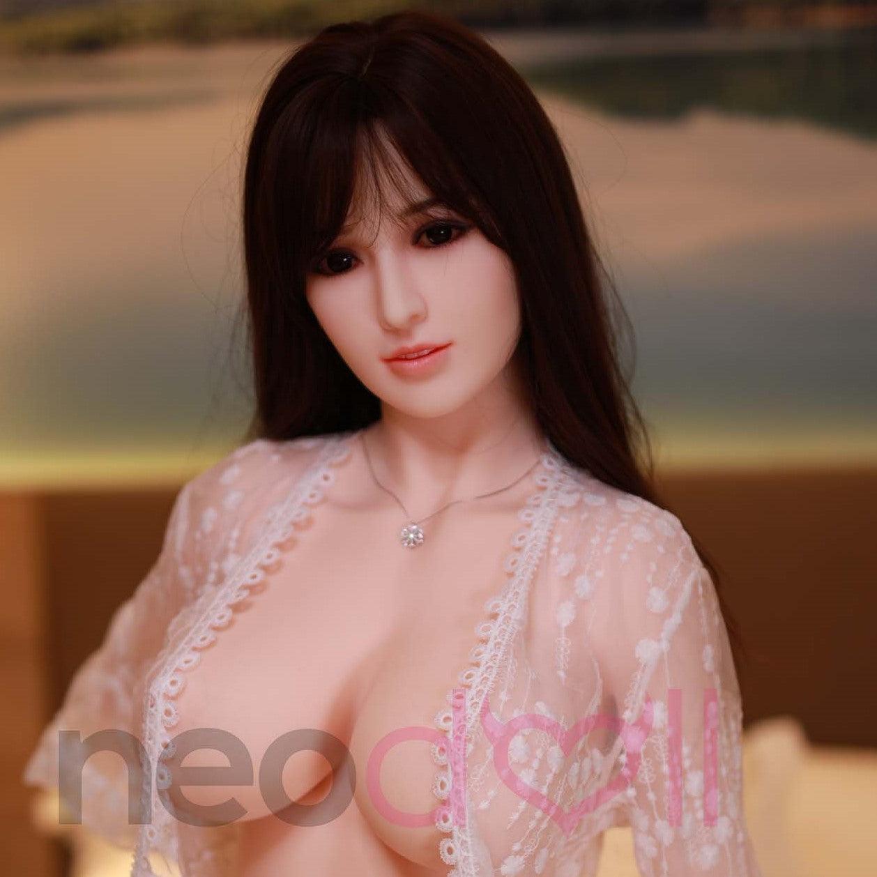 Neodoll Sugar Babe - Charlotte - Sex Doll Head - White - Lucidtoys
