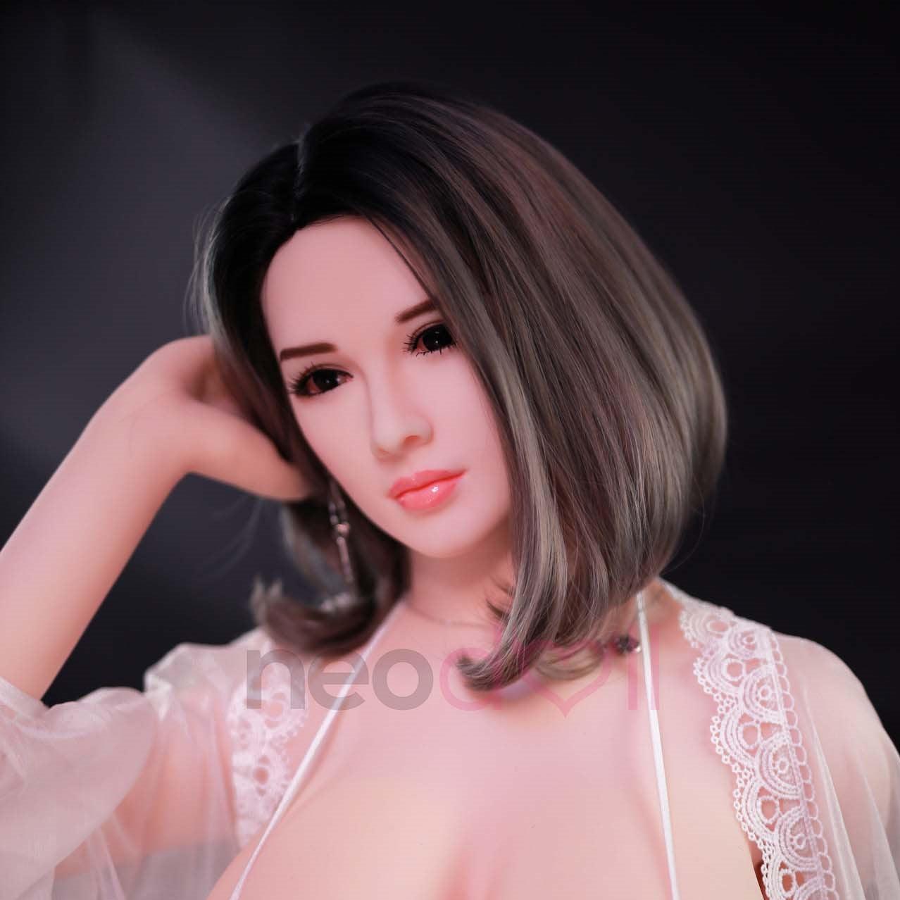 Neodoll Sugar Babe - Emily - Sex Doll Head - White - Lucidtoys