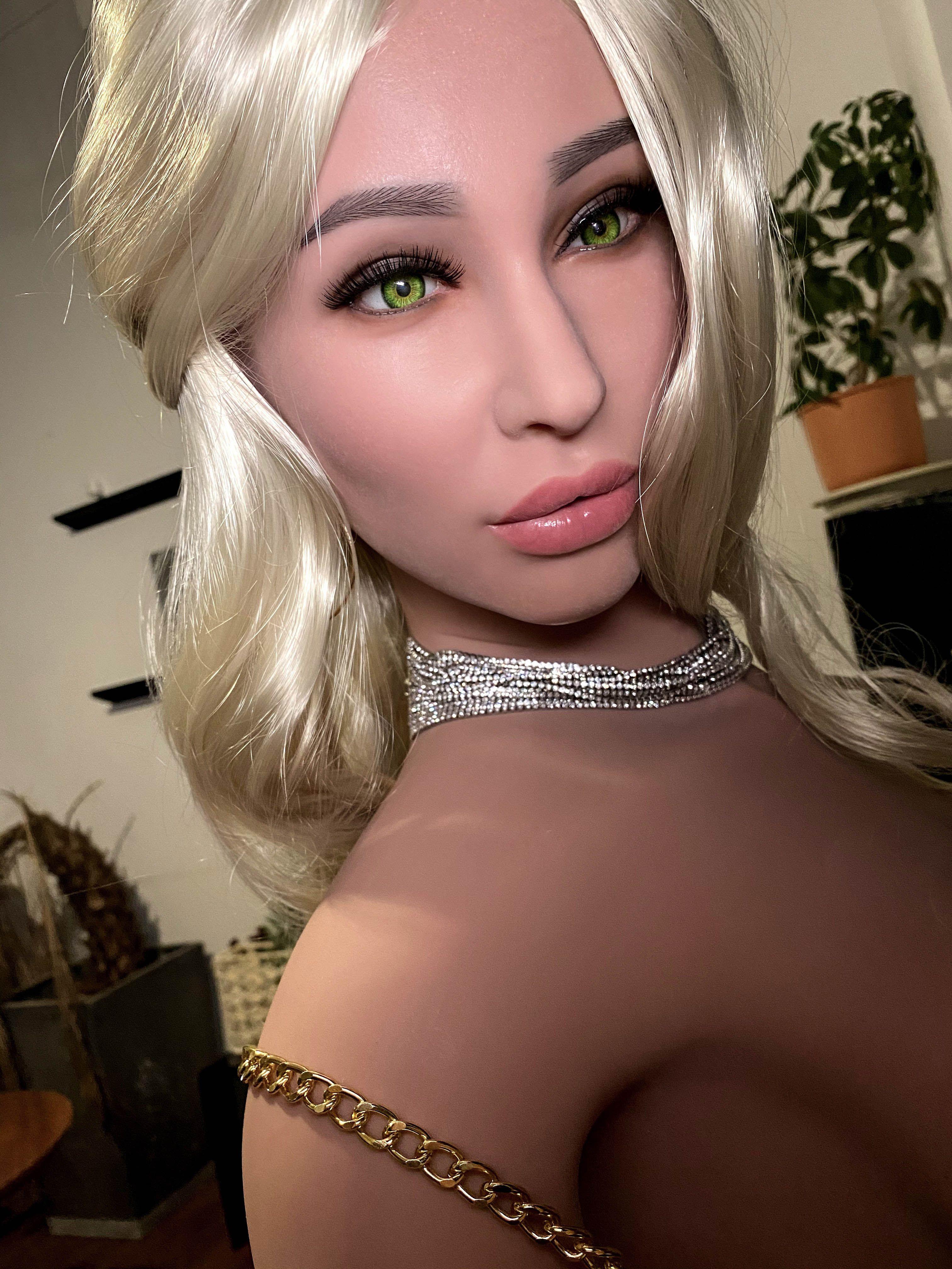 Climax Doll - Annie - Sex Doll Head - White - Lucidtoys