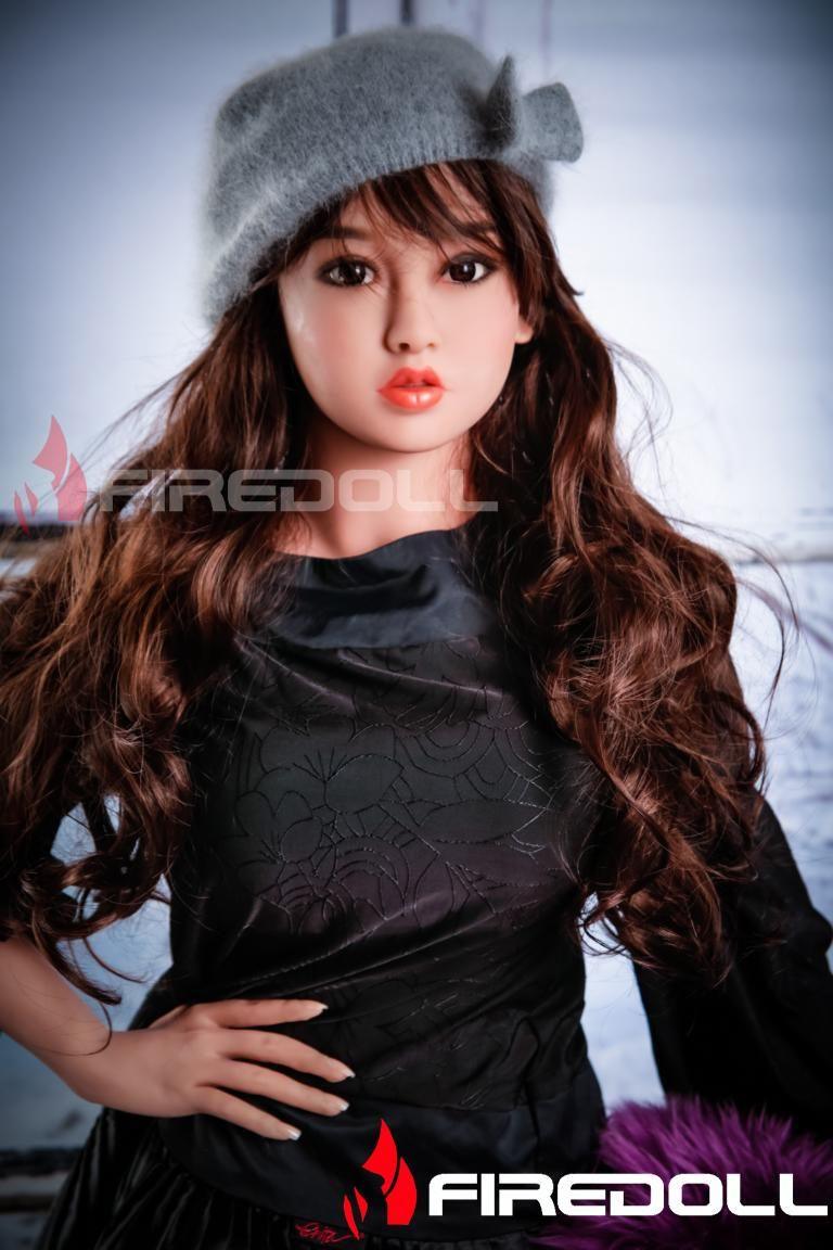 Fire Doll - Marsha - Sex Doll Head - M16 Compatible - Light Tan - Lucidtoys