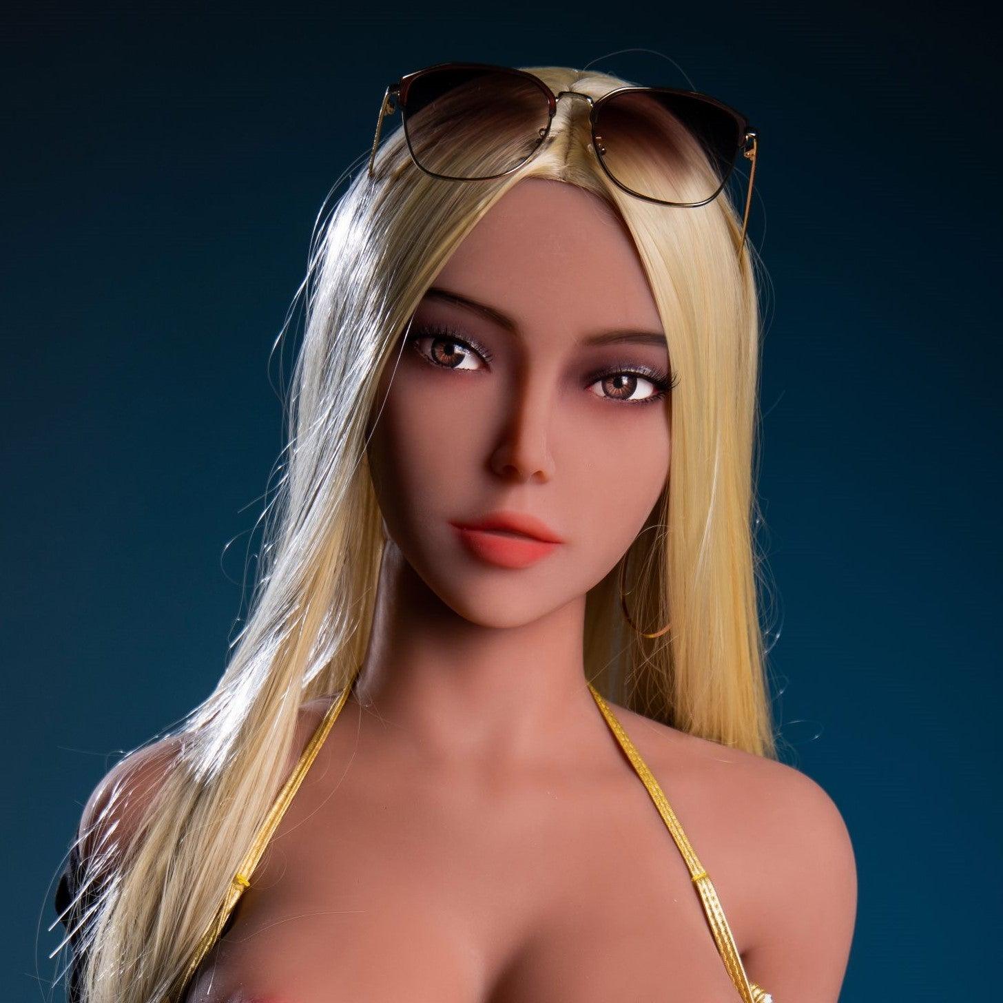 Youqdoll - Angelina - Sex Doll Head - Tan - Lucidtoys