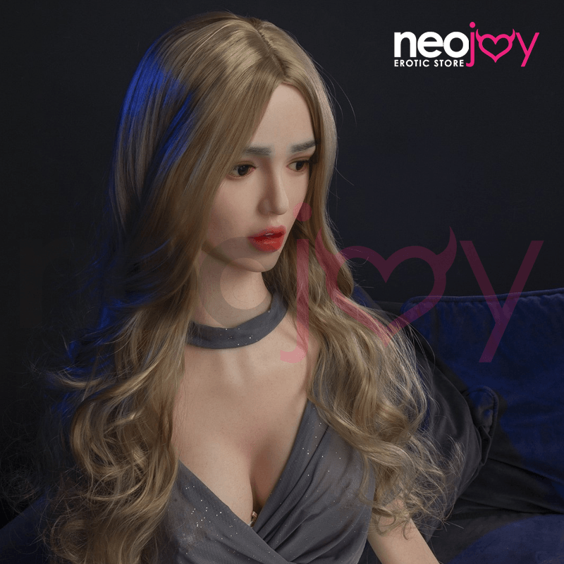 Youqdoll - Madalyn - Silicone Sex Doll Head - Natural - Lucidtoys