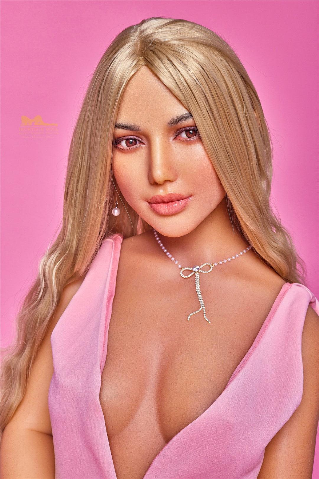 Neodoll Racy - Celine - Silicone Sex Doll Head - Tan - Lucidtoys