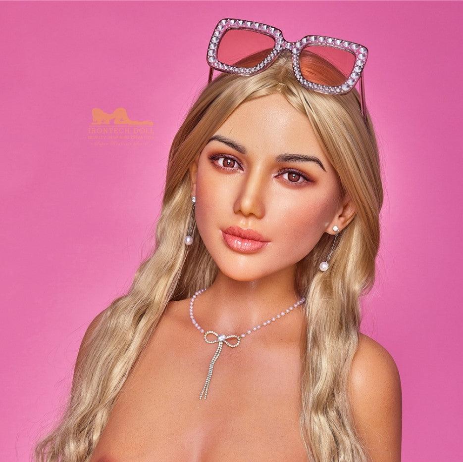 Neodoll Racy - Celine - Silicone Sex Doll Head - Tan - Lucidtoys