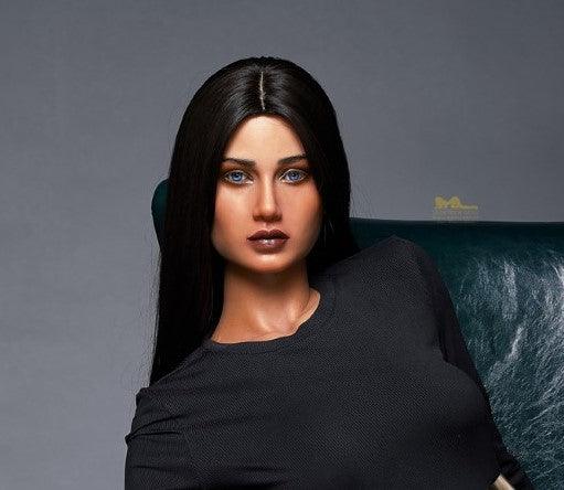 Neodoll Racy - Hailey - Silicone Sex Doll Head - Tan - Lucidtoys