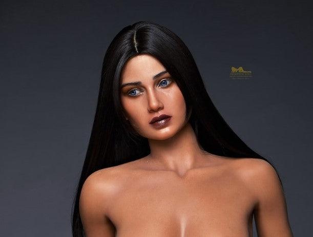 Neodoll Racy - Hailey - Silicone Sex Doll Head - Tan - Lucidtoys