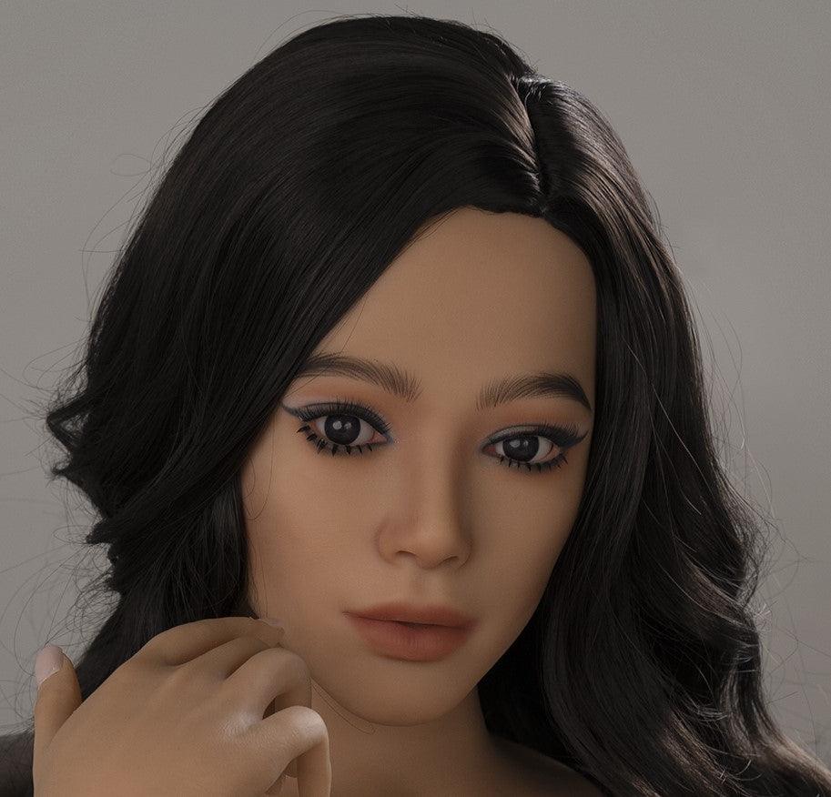 Neodoll Zelex - Sex Doll Head - M16 Compatible - Tan - Lucidtoys