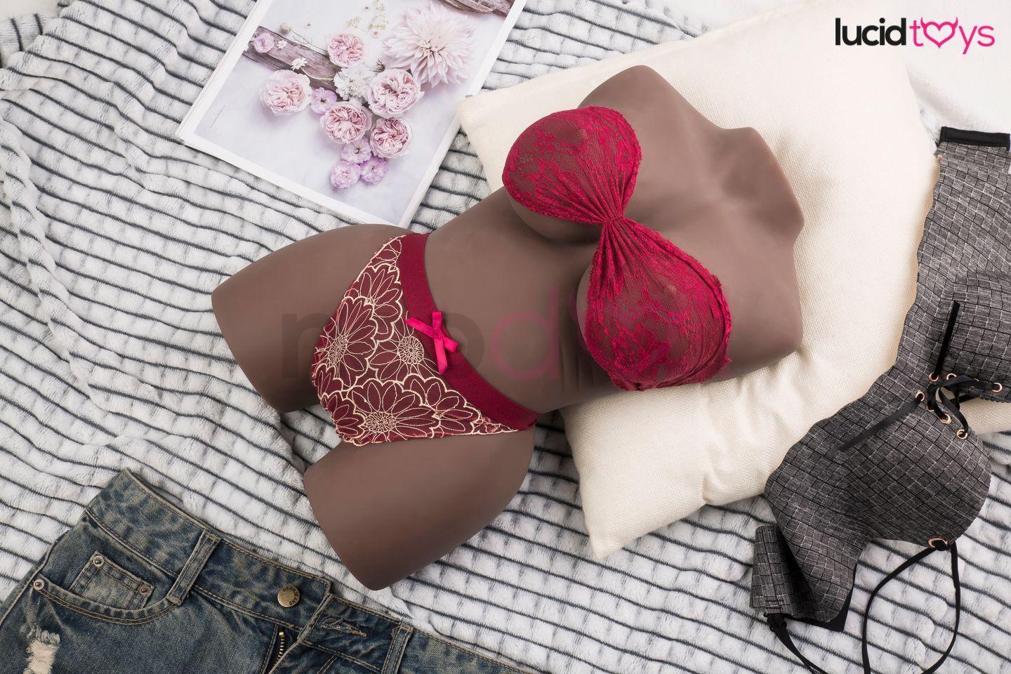 Neojoy - Mary Jane Love Doll - Brown - Lifelike Sex Doll Realistic Vagina, Ass and Breasts - Skinlike Love Doll Masturbator - Lucidtoys