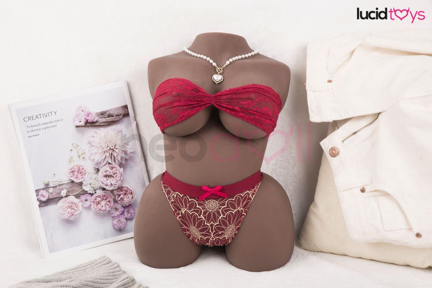 Neojoy - Mary Jane Love Doll - Brown - Lifelike Sex Doll Realistic Vagina, Ass and Breasts - Skinlike Love Doll Masturbator - Lucidtoys